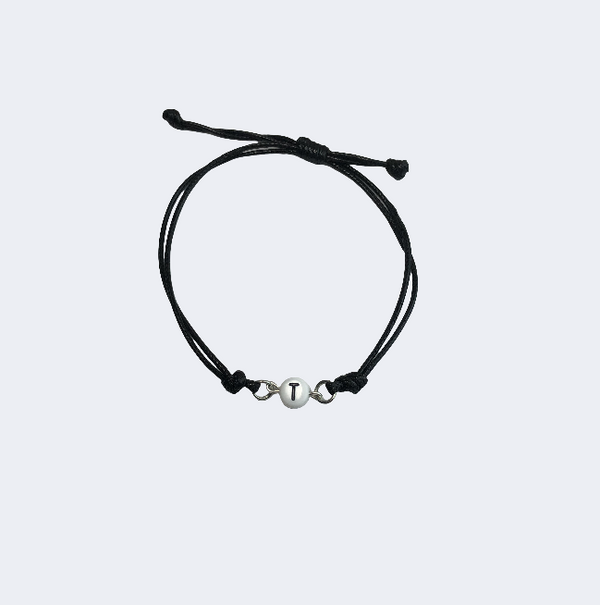 Initial bracelet 14k gold plated present for your family members
