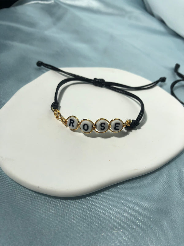 Personalized customized name bracelet gift for birthday